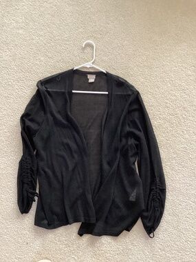 Chico’s lightweight black cardigan 3